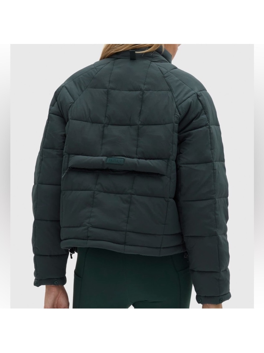 NEW Halfdays Nellie Packable Jacket in Alpine Green - Picture 2 of 3